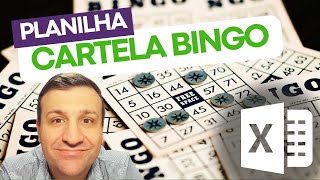 Planilha Jogo e Cartela de Bingo no Excel [upl. by Otrebilif]