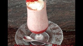 Strawberry Mousse Thermochef Video Recipe cheekyricho [upl. by Lezah]