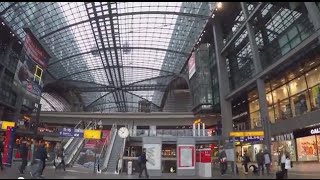 Berlin  Central Station Berlin Hauptbahnhof [upl. by Nnylyahs]