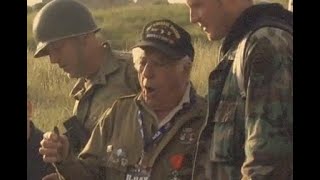 WWII 101st Airborne Paratrooper VINCE SPERANZA sings quotBlood On The Risersquot  70th DDay  UTAH BEACH [upl. by Nedearb]