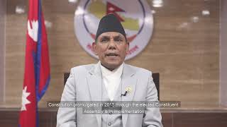 Rt Hon Narayan Prasad Dahal Chairperson of the National Assembly of Nepal [upl. by Anazraf]