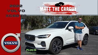 2022 Volvo XC60 T8 plug in hybrid is the best luxury mid size SUV First impressions review POV [upl. by Tiossem]