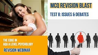 Test 8 AQA A Level Psychology MCQ Revision Blast Issues amp Debates [upl. by Bullen]