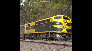 AUSTRALIAS OLDEST DIESEL STREAMLINER ENGINES STILL RUNNING ON THE MAINLINE australiantrains rail [upl. by Leandra]