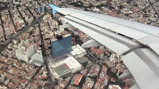 Impresionante vista de Ciudad de México  CDMX  Aterrizando [upl. by Atinihc]