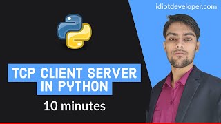 TCP Client Server in Python  Socket Programming in Python [upl. by Darlleen]