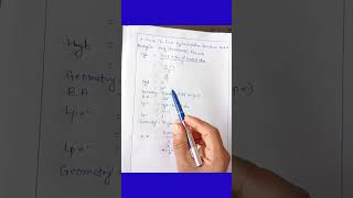 Trick to find out hybridization structure and bonding in ammonia [upl. by Metzgar]