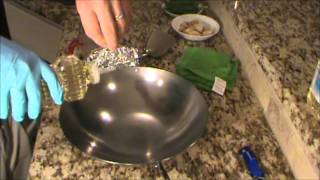 How To Season A Carbon Steel Wok [upl. by Kursh]