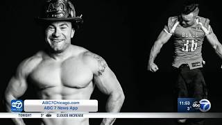 Chicago firefighters pose in calendar for charity [upl. by Adlar]