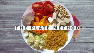 THE PLATE METHOD  PROPERLY PORTION YOUR MEALS  BALANCED DIET  TIME TO STOP COUNTING CALORIES ❤ [upl. by Esina]