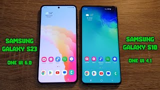 Galaxy S23 SD 8 Gen 2 UFS 31 vs Galaxy S10 Exynos 9820  Speed Test Update  OneUI 6 vs 41 [upl. by Ahsienyt]