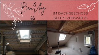 BauVlog 66 Trockenbau an der Giebelwand [upl. by Warthman996]