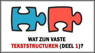 Vaste tekststructuren uitleg  tekstopbouw tekstindeling tekststructuur deel 1 [upl. by Anuat618]