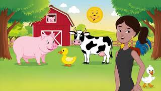 The Animal Sounds Song  Fun Kids Song to Learn Animal Sounds [upl. by Peltz699]