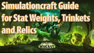 how to use simcraft in world of warcraft legion [upl. by Ribaj996]