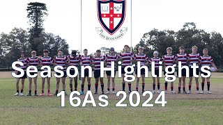 Cranbrook Rugby 2024 16As  Season Highlights [upl. by Kihtrak]