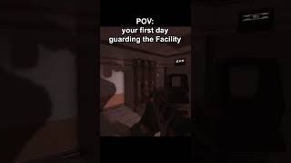 POV First Day as Facility Guard scp scpcommunity scpsl fyp gaming gamingshorts [upl. by Attelrahs]