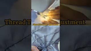 Thread Tension Adjustment in Usha Janome  How to fix Tension on a Sewing Machine  Tailoring Tips [upl. by Lazes]