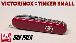 Victorinox Small Tinker Swiss Army Knife 04603 SAK Pack JOVenturesOutdoors [upl. by Humfried446]