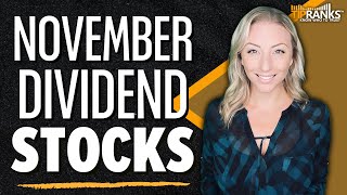 5 ‘Strong Buy’ Dividend Stocks for November Top Dividend Stocks for Growth amp Passive Income [upl. by Adlig]