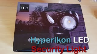 Hyperikon LED Security Light Unboxing [upl. by Chevalier]