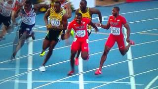 Should the USA mens 4x100m relay team be disqualified [upl. by Anirod722]