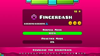 Finger Dash 100 Complete By ROBTOPGAMES 1amp2 Coins [upl. by Brost849]