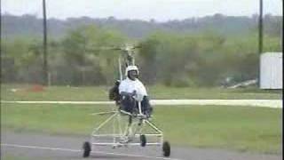 Monarch gyrocopter doing stop and drop landings [upl. by Nwahc]