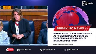 RIBERA COMPARECE EN EL CONGRESO Y ESTALLA CONTRA EL PP [upl. by Noyahs691]