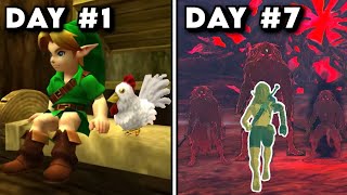 Can I Beat Every 3D Zelda Game in 7 Days [upl. by Ong]