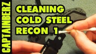 Cold Steel Recon 1 Disassembly and Cleaning [upl. by Alded289]