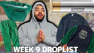 SUPREME SS18 WEEK 9 FULL DROPLIST REVIEW  THOUGHTS ON LACOSTE amp FLASK [upl. by Isabelle]