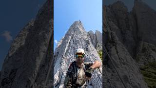 I always feel very relaxed at the top of the Donnerkogel ladder in Austria adventure shortsviral [upl. by Amhser]