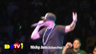 Nicky Jam en Ecuador Urban Fest 2 Live 2013 [upl. by Silsby56]