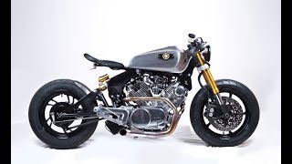 Yamaha Virago XV920 Café Racer Build  Vlog 21  Custom Exhaust  Seat Pan Tray [upl. by Kinom693]