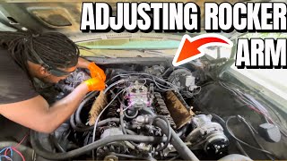 ADJUSTING ROCKER ARMS WHILE THE VEHICLE RUNNING  SOUNDS BETTER [upl. by Nolrac666]