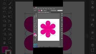 Blossom in Design Master the Art of Blending Flowers with Illustrator illustrator graphicdesign [upl. by Atirres]