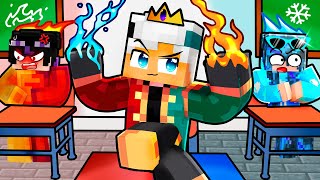 SOU O REI da ESCOLA ELEMENTAL do Minecraft [upl. by Sokcin]