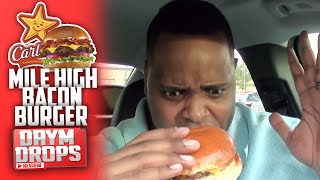 Carls Jr Mile High Bacon Burger [upl. by Emiatej]