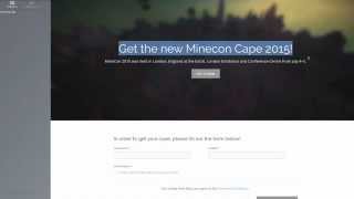 Minecon Cape Premium Activation [upl. by Omle]