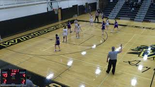 Windsor Central High School vs Dryden JV Girls Basketball Womens JV Basketball [upl. by Nell]