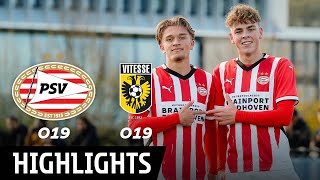 HIGHLIGHTS  PSV O19 walst over Vitesse heen met Robin van Duivenhattrick 😳 [upl. by Ahsoik]