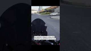 Bi sağına soluna bak be abla  ramspark motorsiklet kaza motovlog istanbul [upl. by Dey]