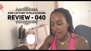 Cushion Review  Dior Capture Totale DreamSkin Perfect Cushion in 040 [upl. by Aramat]