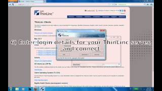 ThinLinc Client Installation on Windows screencast [upl. by Arevle965]