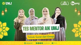 Tebak Surat dari Emoji  TES Mentor AIK UMJ [upl. by Japheth346]