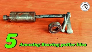 5 amazing idea for making bearing puller diy [upl. by Haorbed]