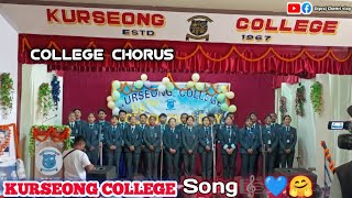 KURSEONG COLLEGE CHORUS SONG 💙💐 kurseongcollege4412 diprajchettrivlog [upl. by Tiebout]