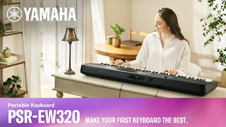 Yamaha Portable Keyboard PSREW320 Overview Video [upl. by Eboj488]