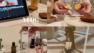 【vlog】社会人の休日👒横浜アウトレットでショッピング🛍️エシレで焼き菓子購入🥧おうちカフェ☕️香水紹介🎀 [upl. by Narahs]